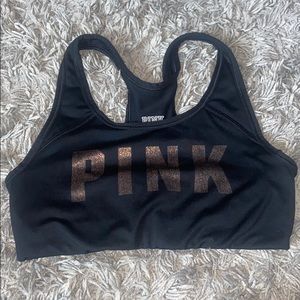 pink sports bra